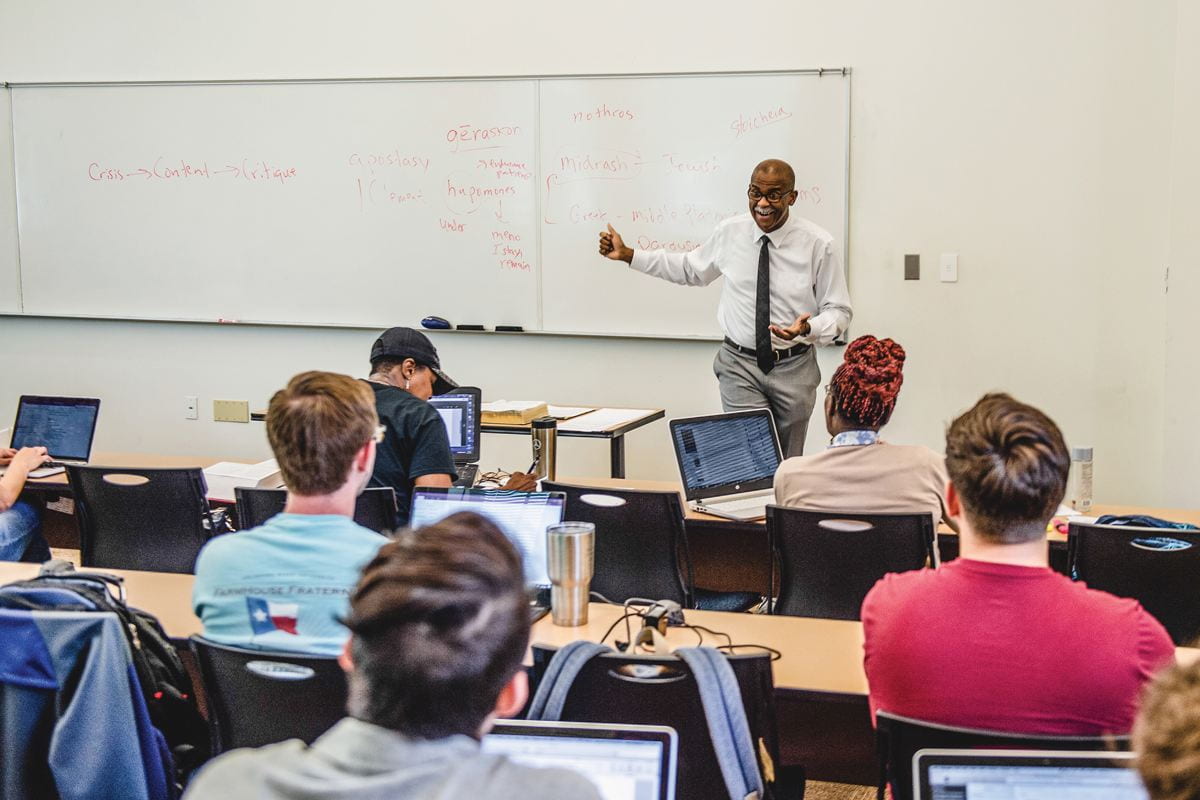 Theology faculty teaching session